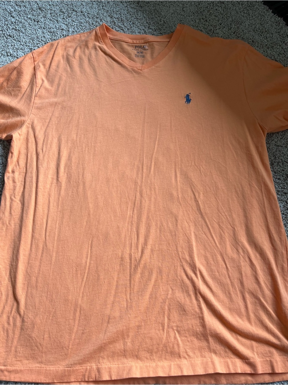 Ralph Lauren Polo V-Neck T-Shirt in orange